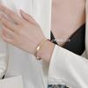 1Pcs Zircon Star Titanium Steel Bracelet for Women Hand Jewelry