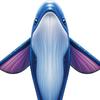 Marine Animal Giant Blue Whale Kite Good Flying Children's Kite New Flying Fish Kite  Sports Fun