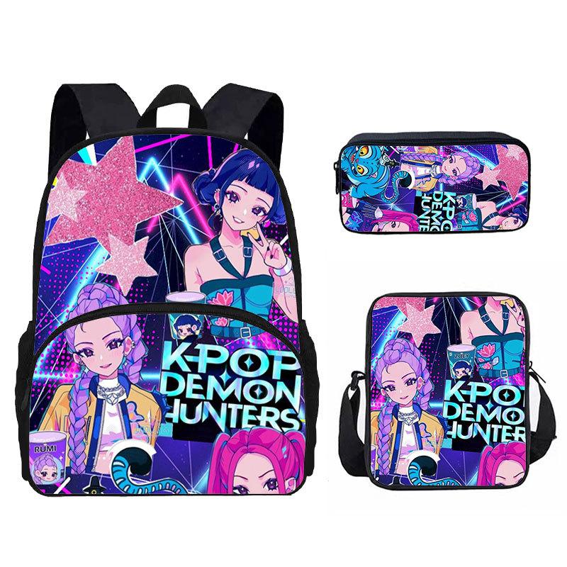 Witch Hunter School Bag Elementary School Cartoon Backpack K-Pop Anime Peripheral Backpack Children'S Bag