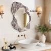 American-style decorative mirror art, French fireplace mirror, wall-mounted makeup mirror, irregular creative sense