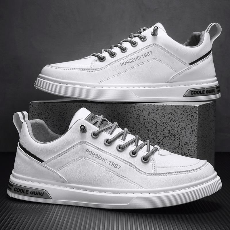 2025 Neue Trendige Vielseitige Stoffschuhe Herren Frühling Neue Atmungsaktive Weiße Schuhe Herren Sport- und Freizeitschuhe Trendschuhe