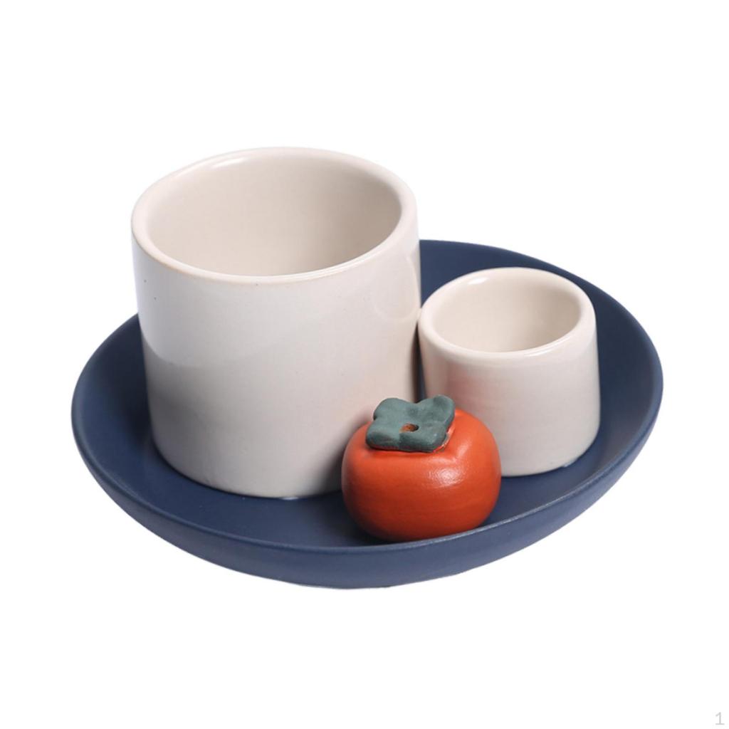 Keramischer Räuchergefäß Kerzenhalter Dekorative Palo Santo Salbei Schale für Schreibtisch