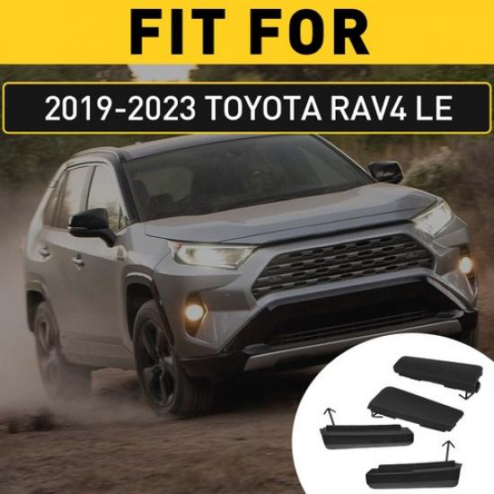 4X Front Bumper Tow Hook Eye Cover Cap Left & Right For - Toyota RAV4