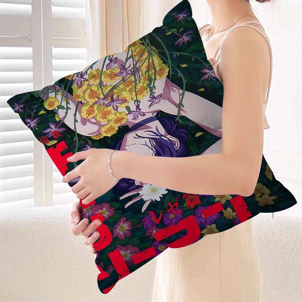 Chainsaw Man The Movie Reze Arc Pillow Cover For Bedroom Room And Living Room Sofa Decorative Cushion Cover