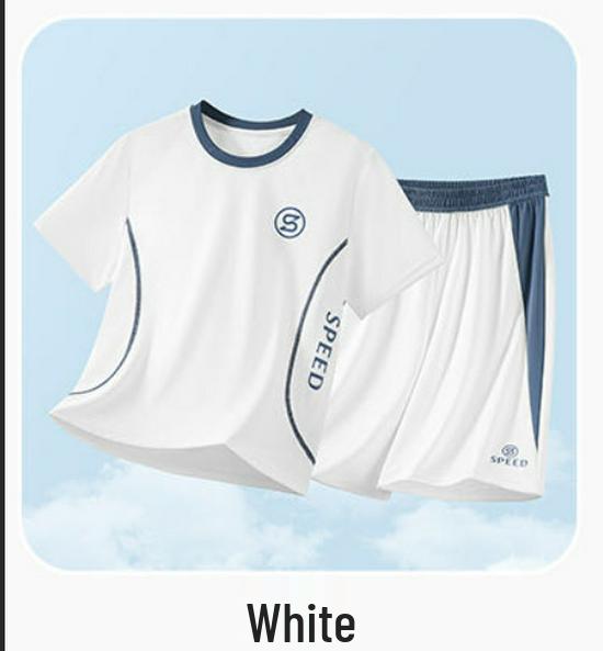 Children’s Quick-Dry Sports Set: Medium & Large Sizes, Short Sleeve Shirt & Shorts, for Boys & Girls, Summer 2026 Collection