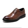 Fashion Brand Men Genuine Leather Shoes Black Wedding Bride For Formal Party Dress OEM Italian Men Shoes Casual Soft Casual Shoes