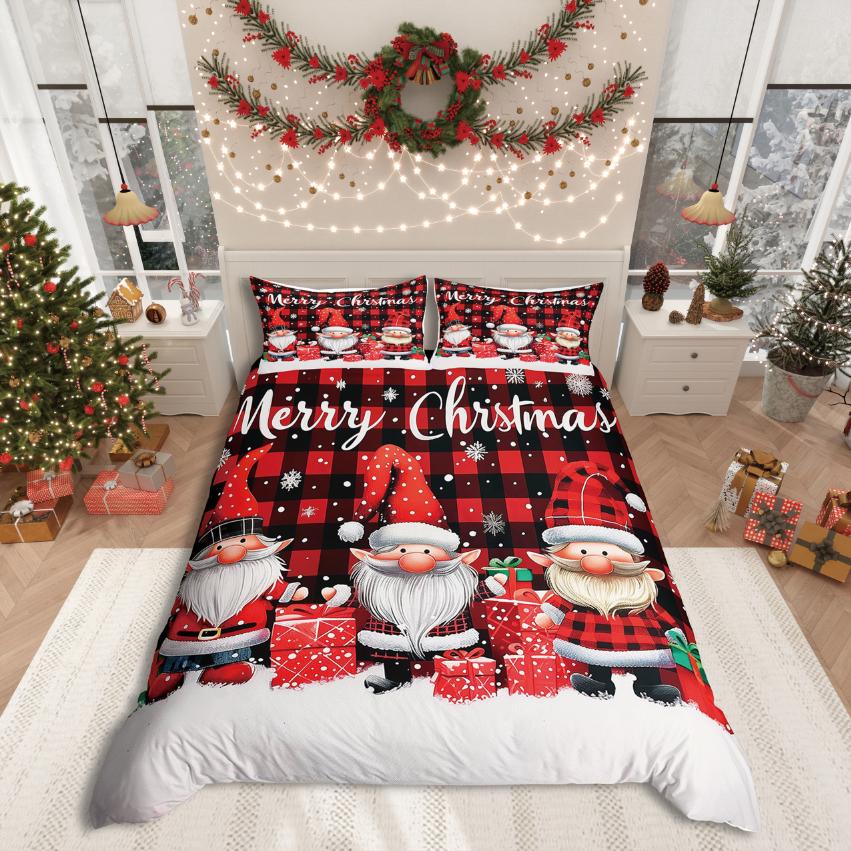 Comforter Homewish Merry Christmas Festival Xmas For Girls Bedding Sethappy New Year Decor