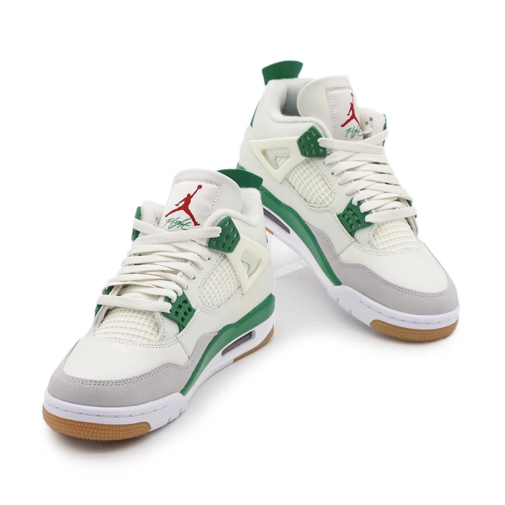 DR5415-103 Nike Air Jordan 4 Retro SB Low Pine Green White Sail (Men's)