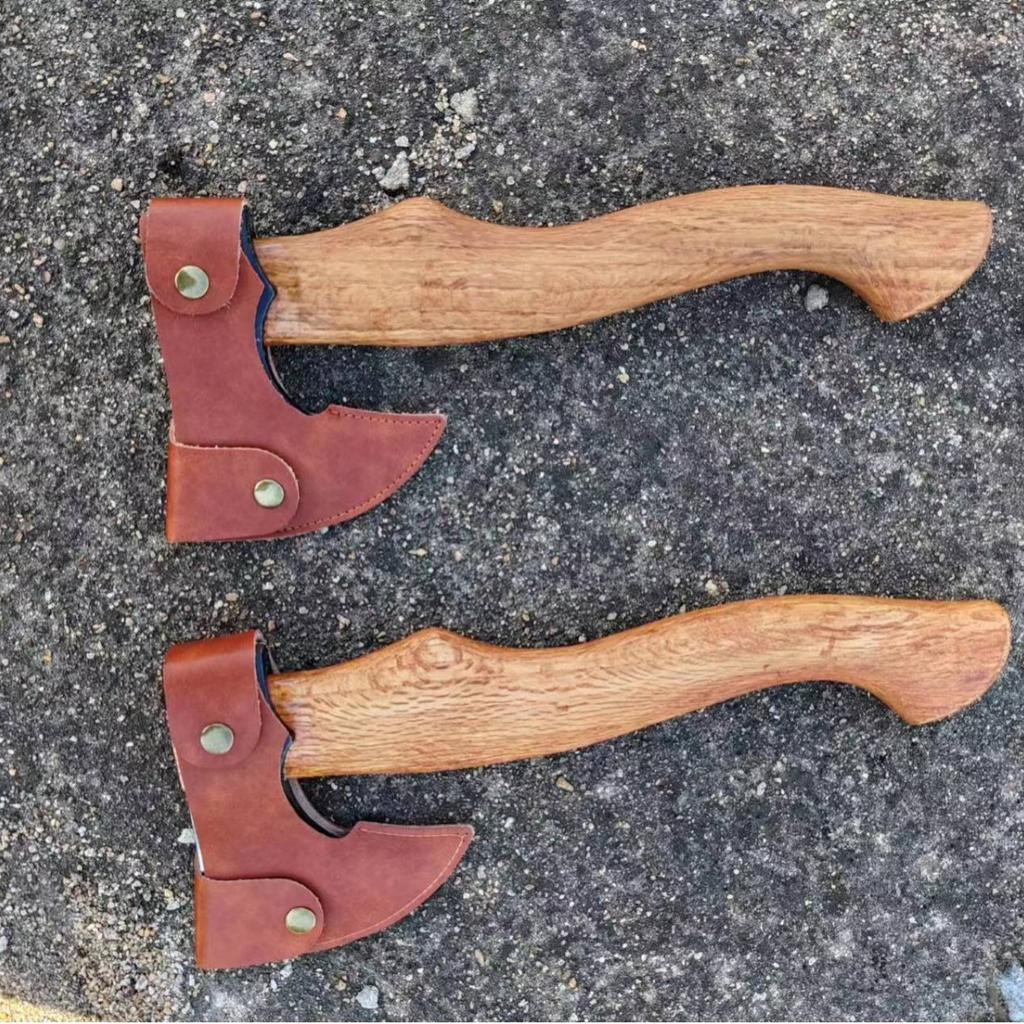 High-carbon Steel Axe Multi-functional Portable Axe Camping Emergency Survival Equipment, Household Firewood Splitting Hand Tool