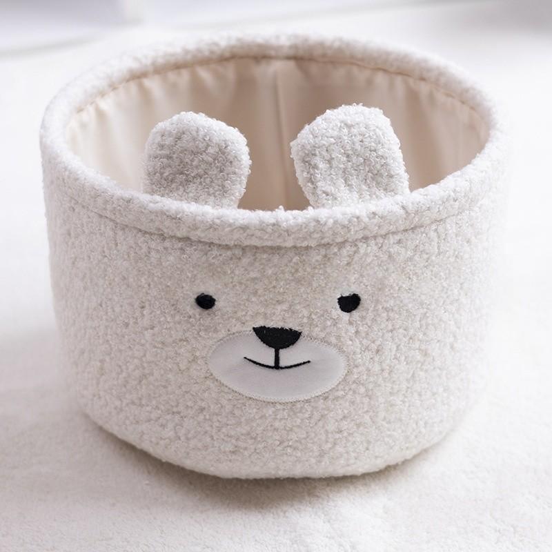 Cute Cartoon Animal Storage Container With Foldable Design For Laundry And Playroom