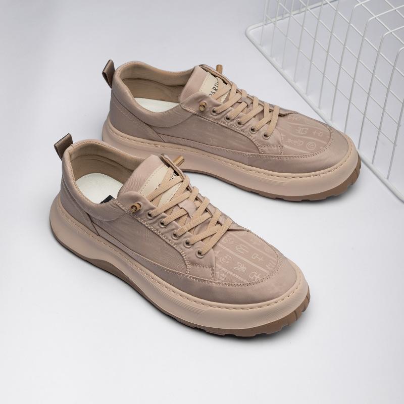 2025 direct supply cloth shoes men's spring new breathable comfortable versatile casual shoes fashion trend platform shoes