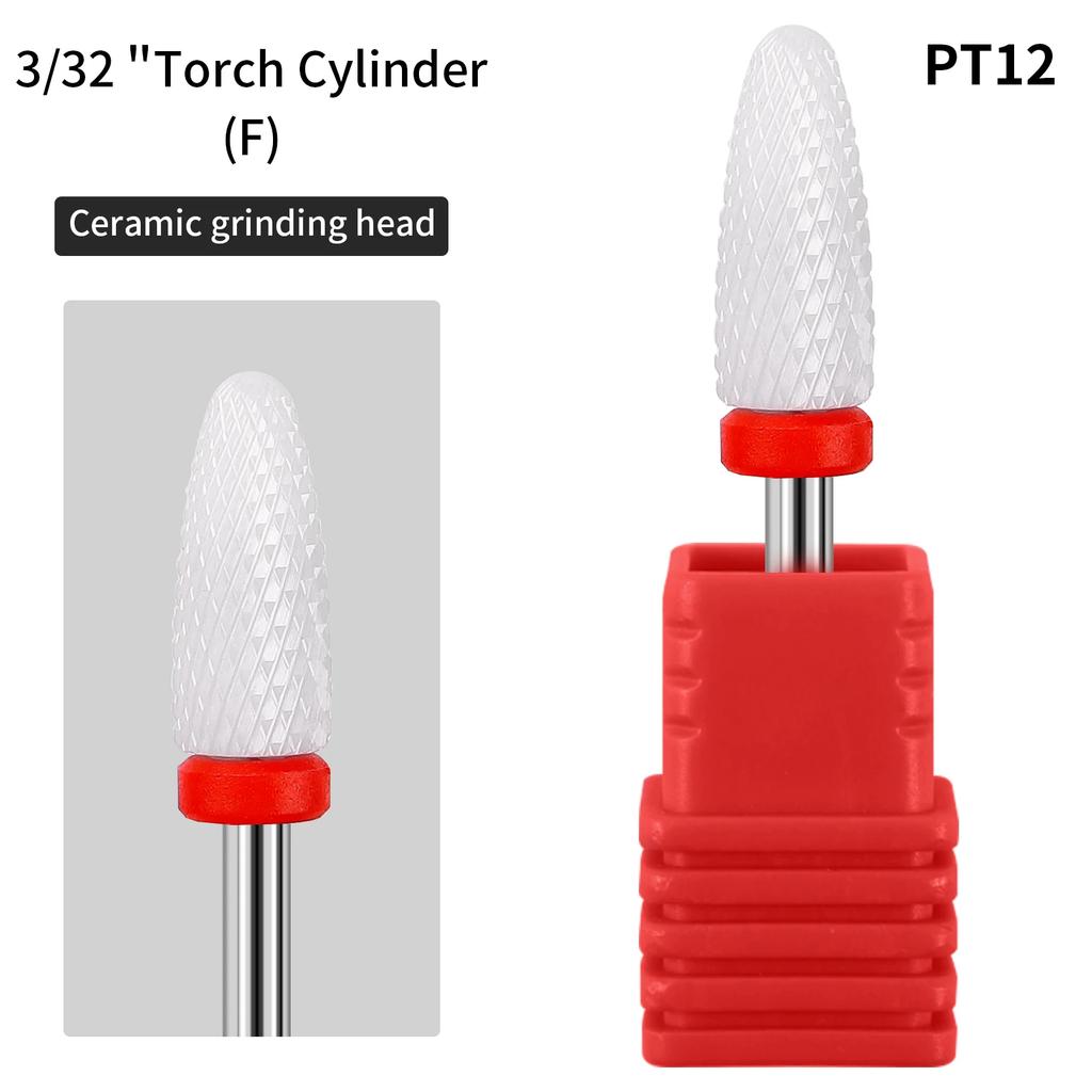 25 Types Ceramic Milling Cutter Nail Drill Bit Electric Manicure Pedicure Mill Bits Machine Files Nail Art Tools Equipment
