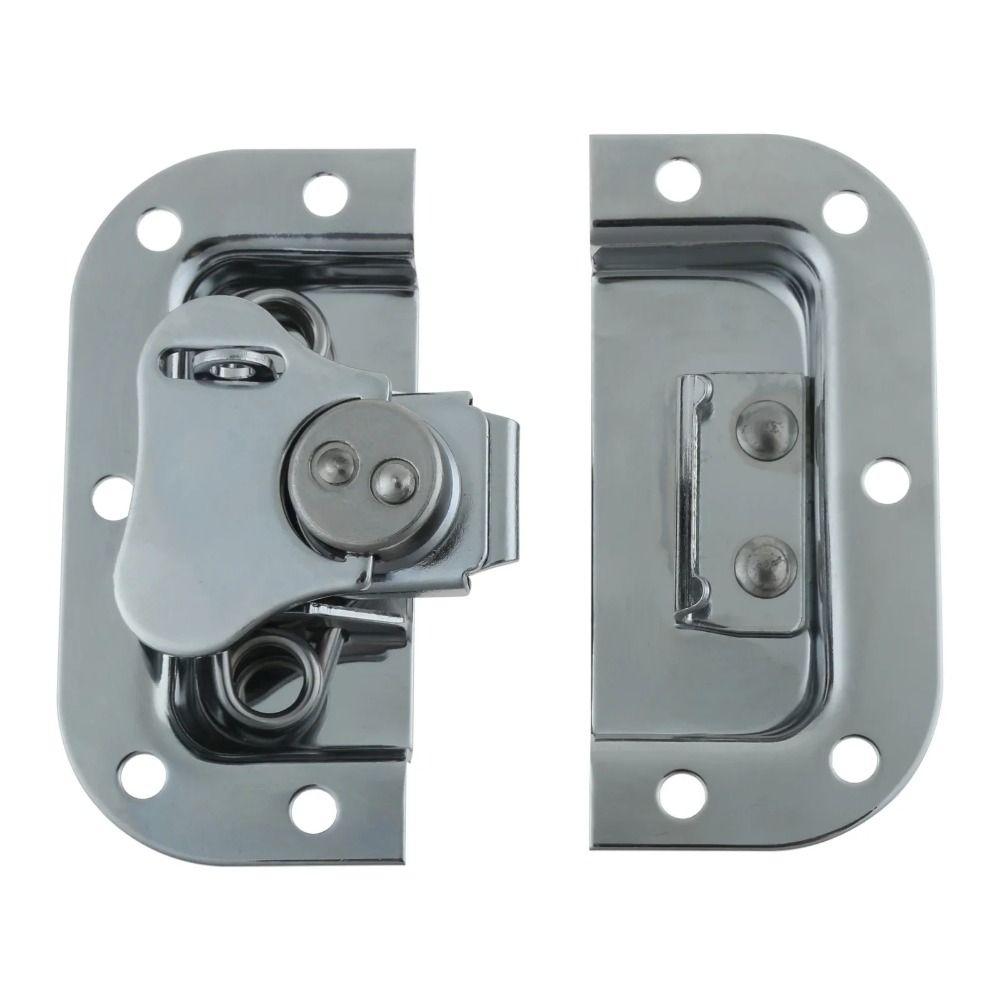 4Pcs Spring Loaded Flight Case Lock Recessed Mount Cabinet Zinc Zinc Alloy Pull Handle  Road Flight Case