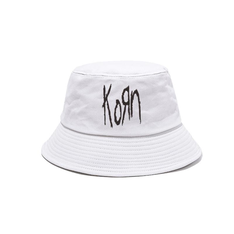 

Korn Metal Rock band Bucket Hats New Outdoor Cotton Panama Hat Summer Cool Sun Caps Bob Hat MZ-288 One Size