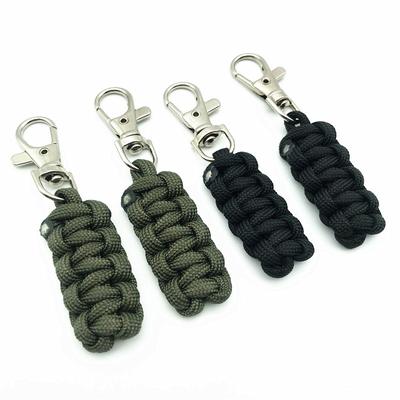 Outdoor Mountaineering Woven Umbrella Rope Keychain Outdoor Emergency Life-saving Umbrella Rope Key Chain