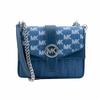 Shoulder Bag GREENWICH Blue 21 X 15 X 8 Cm