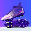 High-Cut Football Cleats Men Women TF Studs Artificial Turf AG Natural Grass Breathable Mesh Upper