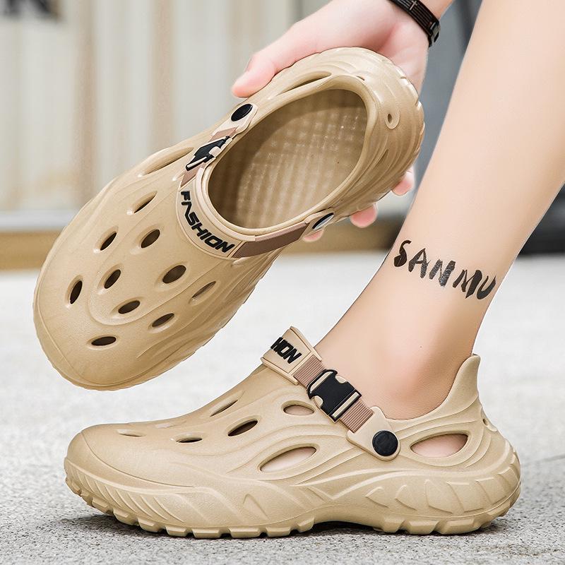 Men's 2025 Summer Non-Slip Thick Sole Clog Sandals for Outdoors