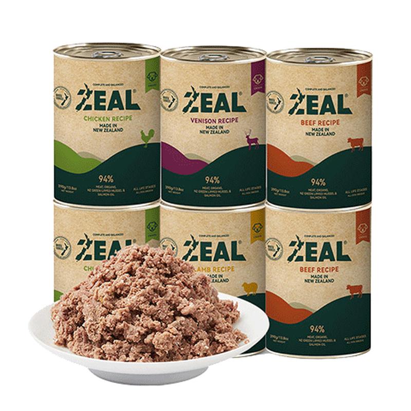 ZEAL Premium Dog Wet Food Cans
