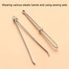 Drawstring Threaders Tweezers Rope Threader Clip Elastic Band Threader Tool Sewing Threading Tool For Sweatpants Hoodies