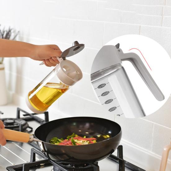 Kitchen Cooking Vinegar Oil Soy Sauce Dispenser Leak-proof Glass Pouring Bottle Sale Goods