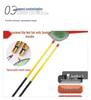 Detachable Insulated Landing Net with Telescopic Fishing Rod and Net Pole