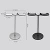 Versatilitys Aluminum Headphone Stands for Gaming Desk Detachable Double Mounts and NonSlip Base for Secure Placement