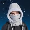 Unisex Warm Hat Neck Gaiter Warm Trapper Hat for Skiing Skateboarding Thick Windproof Ushanka Hat for Cold Weather