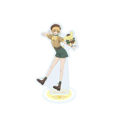TV Anime "Honey Lemon Soda" X Sanrio Characters 04 Ayumi Endo X Pompompurin [Life-size Illustration] Acrylic Stand