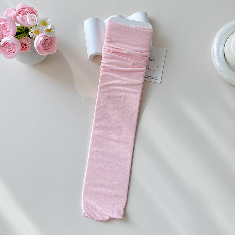 

Тонкие носки цвета допамина в стиле Jk Lolita, летние носки длиной до колена для женщин, длинные японские чулки для студентов One Size