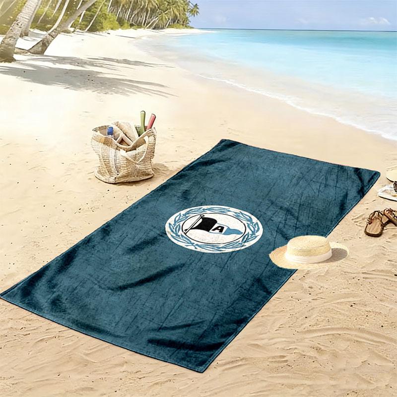 Asciugamano da Spiaggia DSC Arminia Bielefeld, Grande Morbido Asciugatura Rapida per Spiaggia Campeggio Nuoto