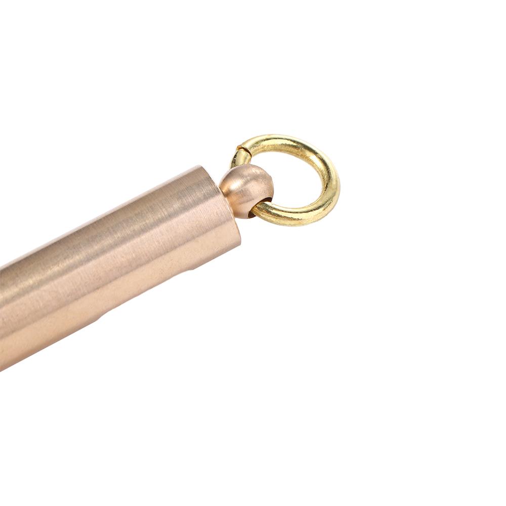 Referee Pocket Tools Handmade EDC Tool Brass Whistle Referee Whisle Survival EDC Whistle Keychain