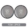New Styling 2Pc Carbon Fiber Car Coaster Anti-noise Water Cup Pad For Peugeot 208 3008 407 307 206 301 408 5008 308 2008 207 508