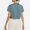 Nike Lab Solid Short Sleeve T-Shirt Women Tops Leaf-Green DA0324-387