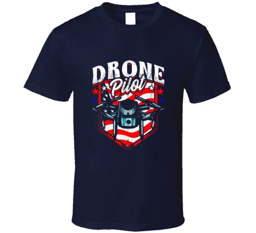 American Drone Pilot Remote Pilot Part 107 Unmanned Gift T Shirt M