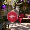 Giant PVC Balls Inflatable Christmas Ornaments Weather-Resistant Home Decor for Holiday Events Celebrations Porch Door Tree