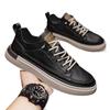 Autumn sports and leisure board shoes business dress leather shoes black shoes
