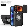 Magnetic Car Mount 360° Ring Kickstand Phone Case with Slide Camera Lens Cover For Xiaomi 17 Pro Max 15T Shockproof Armor Cover