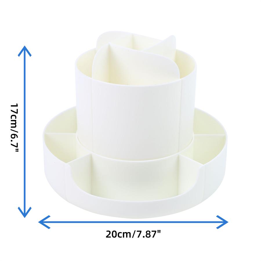 Drehbarer Stifthalter für den Schreibtisch, kreativer, multifunktionaler Schülerschreibtisch, Regal mit mehreren Fächern, einfacher Kosmetik-Organizer