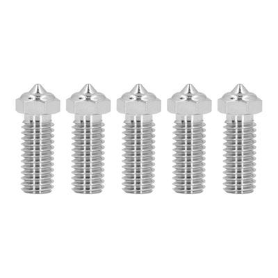 5Pcs 3D Printer Nozzles Set Cr Zr Cu 0.4mm 1.75mm Copper Tip Nozzle for QIDI X Maximum3 X Smart3 X