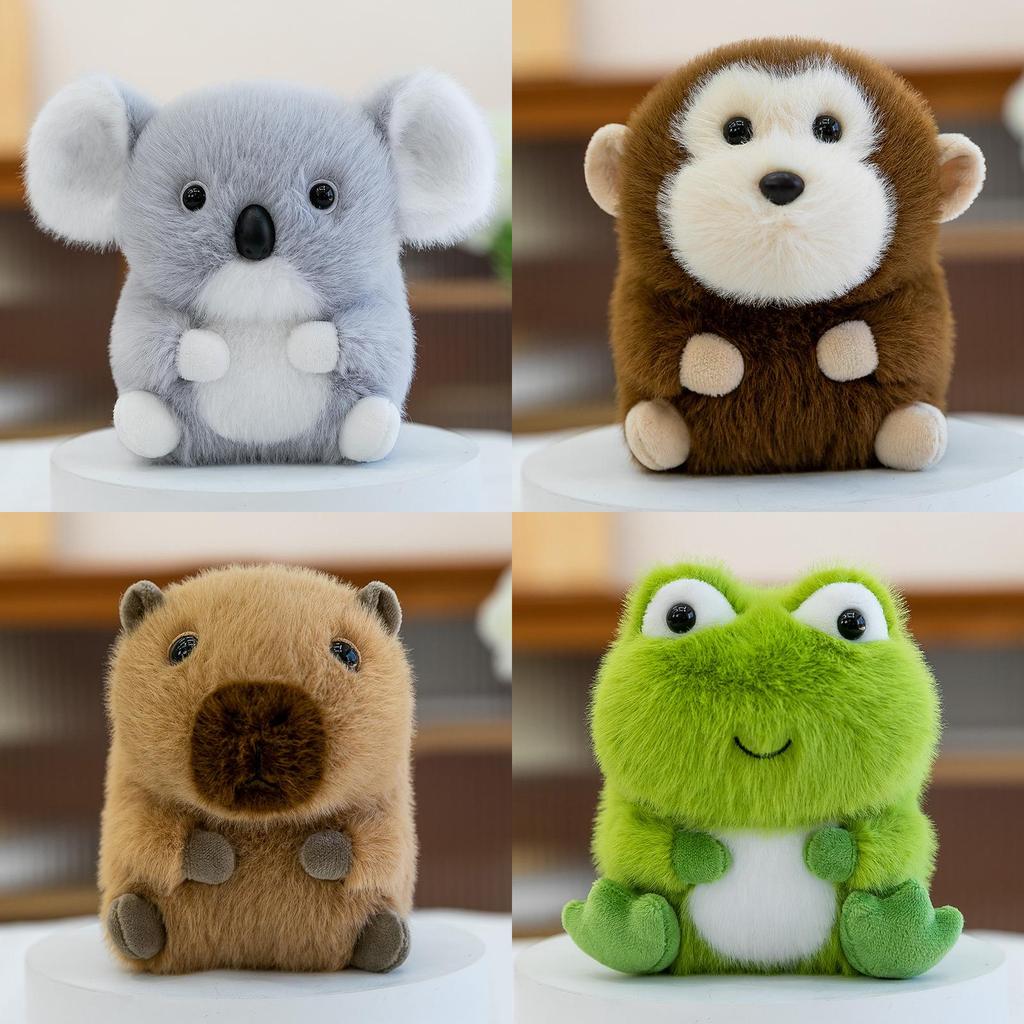 Capybara Frog Pig Bear Plush Toy With Pp Cotton Filling For Kids And Collectors
