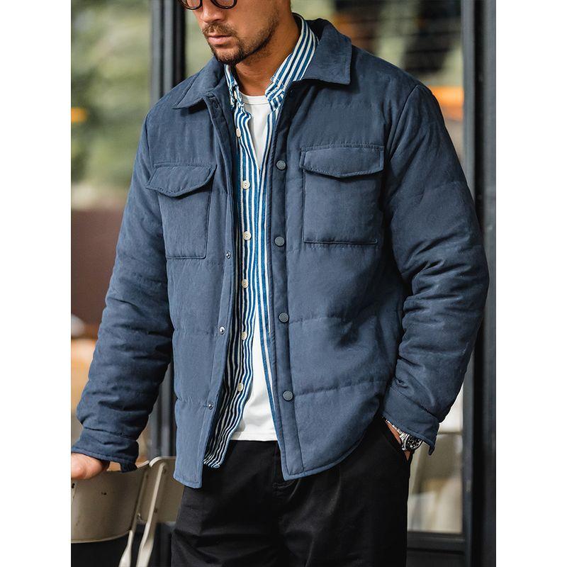 Madden Peach Skin Fabric Comfortable Heattech Thickened Autumn and Winter Cargo Pants