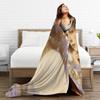 Warm Soft Blanket Boy Girl Camping Language of Flowers Alphonse  Blanket Flannel Bedspread For Home Decor Funny Sofa Bed Cover