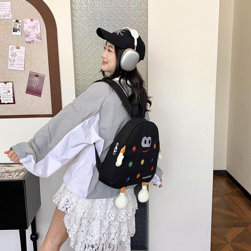 Schoolbag Japanese cute cartoon casual schoolbag campus design high value large capacity backpack fashion versatile backpack