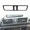 For Mazda 3 Axela 2014- Carbon Fiber Pattern Middle Air Outlet Vent Trim Cover Stickers Car Styling Accessories