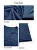 Men's Bamboo Cotton Henley T-Shirt - Short-Sleeve Outdoor European and American Style