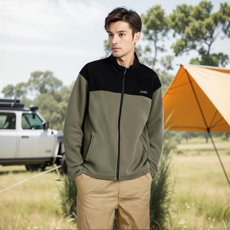 JEEP Men's Soft Casual Winter Zipper Jacket