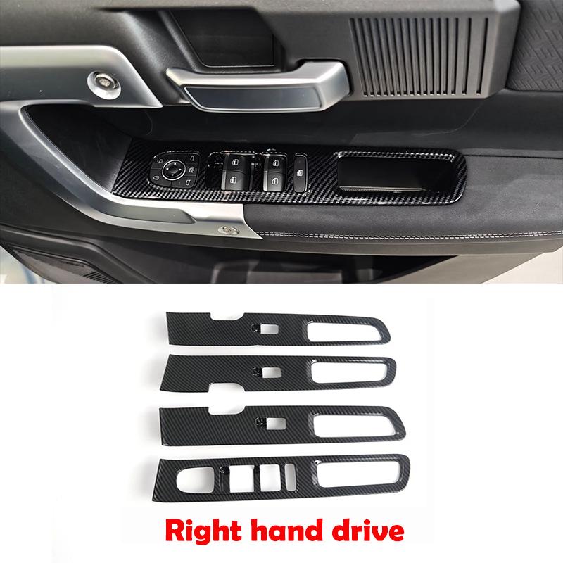 LHD RHD For Chery JAECOO J7 2024 2025 ABS carbon fiber window lift switch cover gear panel AC vent cover  interior accessories