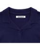 MARDMARD Open Collar Emblem Knit - Navy