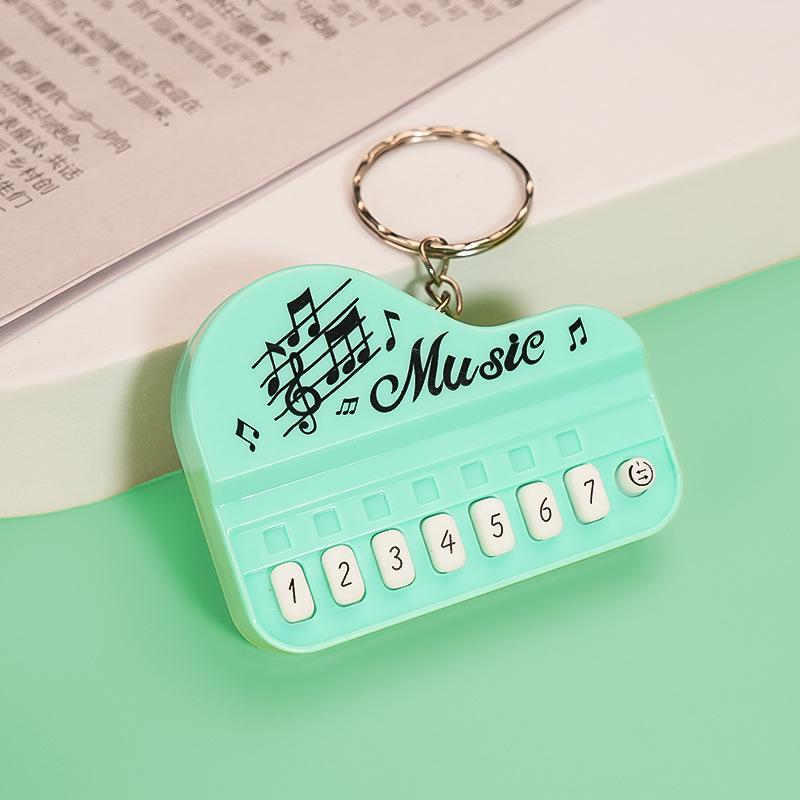 Creative Children's Mini Luminous Piano Keychain - Electronic Music Toy